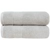 Aston & Arden Turkish SOLID Light Grey Bath Towels, 2PK BT-TS-3060-18-GRY